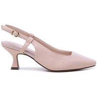 Paradox London Wide Fit Fervora Sling Back Heel - Nude