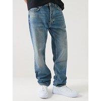 Hugo Jonah Straight Fit Jeans - Blue