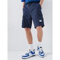Hugo Blue Nulaxo Racquet Club Print Regular Fit T-Shirt - White