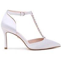 Paradox London Arabella Closed Toe Court Heel - Ivory