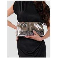 Paradox London Desert Clutch Bag - Silver