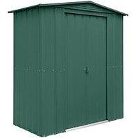 Globel 6 X 3 Apex Green Metal Shed
