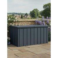 Globel 5 X 3 Storage Grey Metal Shed