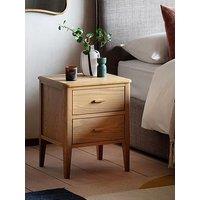 Gallery Direct Camden 2 Drawer Bedside Natural