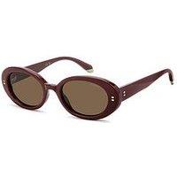 Polaroid Pld 6253/S/X Women'S Oval Sunglasses - Red