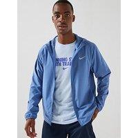 Nike Mens Training Dri-Fit Hooded Versatile Jacket - Blue