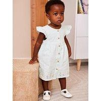 Jojo Maman Bebe Baby Girls Spring Pretty Smocked Set - Green