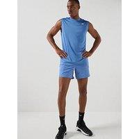 Nike Mens Training Dri-Fit 6 Inch Shorts - Blue