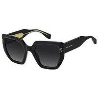 Marc Jacobs 1126/S Women'S Bold Geometric Sunglasses - Black