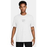 Nike Mens Training Peak Tonal Logo T-Shirt - White