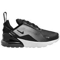 Nike Little Kids Air Max 270 Trainers - Black