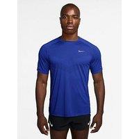 Nike Mens Running Stride Dri-Fit Adv Short Sleeve T-Shirt - Blue