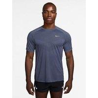 Nike Mens Running Stride Dri-Fit Adv Short Sleeve T-Shirt - Blue