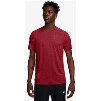 Nike Mens Running Stride Dri-Fit Adv Short Sleeve T-Shirt - Red