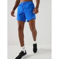 Nike Mens Running Stride Dri-Fit 7 Inch Brief-Lined Shorts - Blue