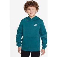 Nike Big Kids' Club Fleece Pullover Hoodie - Green