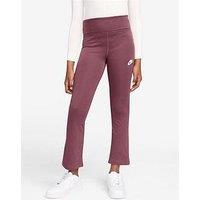 Nike Junior Girls High-Waisted Flared Leggings - Pink