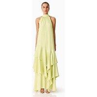 Elliatt Varella Halter Gown - Green