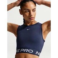 Nike Womens Training Pro 365 Dri-Fit Crop Tank - Navy