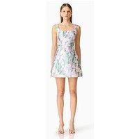 Elliatt Lavina Square Neck Mini Dress - Purple