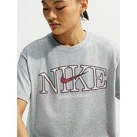 Nike Womens Sportswear Classic Oversized T-Shirt - Grey