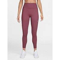 Nike Womens Training Dri-Fit One High Rise 7/8 Tights - Pink