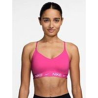 Nike Womens Training Dri-Fit Indy Light Support Sports Bra - Pink