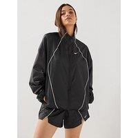 Nike Womens Athletics Department Piped Track Top - Black