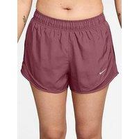 Nike Womens Tempo Dri-Fit Mid-Rise Brief-Lined Running Shorts - Pink