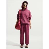 Nike Womens Studio Fleece High Waisted Joggers - Pink