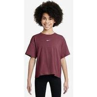 Nike Junior Girls Essential Boxy T-Shirt - Pink