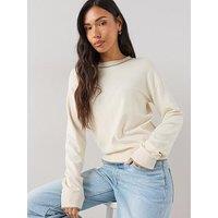 The Very Collection Women'S Classic Comfort Crew Neck Knitted Jumper - Cream