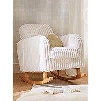 Cuddleco Etta Nursing Chair Faux Fur - Cream