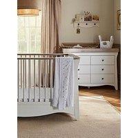 Cuddleco Clara Luxe 2 Piece Furniture Set - White & Ash