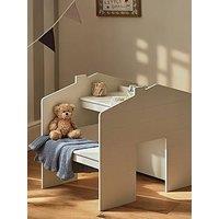Cuddleco Play House Storage Desk With Bench - Pebble