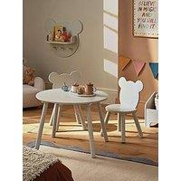 Cuddleco Play House Bear Table & 2 Chairs - Pebble