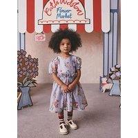Cath Kidston Younger Girls Floral Corsage Occasion Dress - Purple