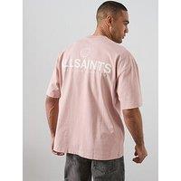 Allsaints Emblem Graphic T-Shirt - Light Pink