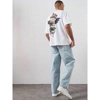 Allsaints Blade Back Print Graphic T-Shirt - White