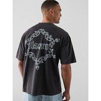 Allsaints Drip Graphic T-Shirt - Black
