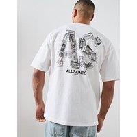 Allsaints Mixtape Back Print Graphic T-Shirt - White