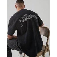 Allsaints Descent Graphic T-Shirt - Black