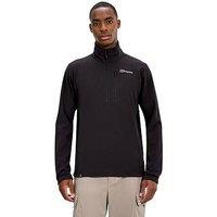 Berghaus Mens Prism Micro 1/2 Zip Fleece - Black