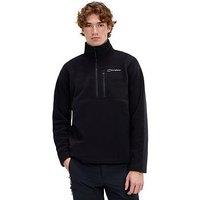 Berghaus Mens Prism 1/2 Zip Fleece - Black