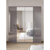 Very Home Prague Gloss 4 Door Wardrobe