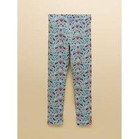 Joules Girls Deedee Strawberry Print Leggings - Blue