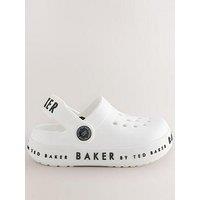 Ted Baker Younger Boys Light Up Clog Sandals - White