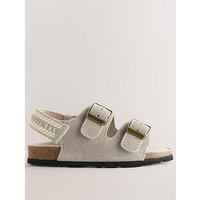Ted Baker Younger Boys Logo Strap Sandals - Beige