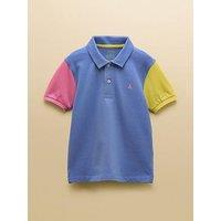 Joules Boys Woody Colour Block Short Sleeve Polo