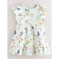 Ted Baker Younger Girls 2 Pack Jersey Ruffle Sleeve Dresses - Multi